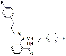 2-(4-fluorophenyl)ethanamine, 2-[2-(4-fluorophenyl)ethylcarbamoyl]benz enesulfinic acid CAS#: 171359-19-6