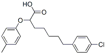 2-(4-methylphenoxy)-7-(4-chlorophenyl)heptanoic acid CAS#: 145096-04-4