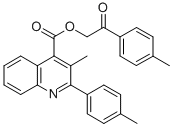 2-(4-methylphenyl)-2-oxoethyl 3-methyl-2-(4-methylphenyl)-4-quinolinecarboxylate CAS#: 355826-64-1