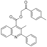 2-(4-methylphenyl)-2-oxoethyl 3-methyl-2-phenyl-4-quinolinecarboxylate CAS#: 355421-93-1