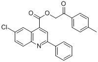 2-(4-methylphenyl)-2-oxoethyl 6-chloro-2-phenyl-4-quinolinecarboxylate CAS#: 355420-44-9