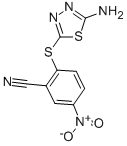 2-[(5-AMINO-1,3,4-THIADIAZOL-2-YL)THIO]-5-NITROBENZONITRILE CAS#: 175135-68-9