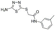 2-[(5-AMINO-1,3,4-THIADIAZOL-2-YL)THIO]-N-(3-METHYLPHENYL)ACETAMIDE CAS#: 337505-04-1