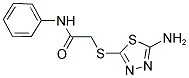 2-(5-AMINO-[1,3,4]THIADIAZOL-2-YLSULFANYL)-N-PHENYL-ACETAMIDE CAS#: 332114-16-6