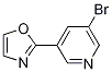 2-(5-BroMopyridin-3-yl)oxazole CAS#: 342600-96-8