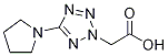 2-[5-(Pyrrolidin-1-yl)-2H-tetrazol-2-yl]ethanoic acid, 2-(Carboxymethyl)-5-(pyrrolidin-1-yl)-2H-tetrazole CAS#: 374822-49-8