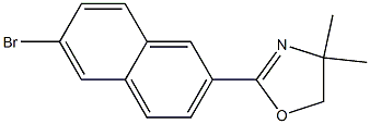 2-(6-BroMo-2-naphthalenyl)-4,5-dihydro-4,4-diMethyloxazole CAS#: 337524-03-5