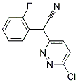 2-(6-CHLORO-3-PYRIDAZINYL)-2-(2-FLUOROPHENYL)ACETONITRILE CAS#: 154419-42-8
