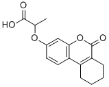 2-(6-OXO-7,8,9,10-TETRAHYDRO-6H-BENZO[C]CHROMEN-3-YLOXY)-PROPIONIC ACID CAS#: 313471-13-5
