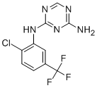 2-AMINO-4-[2-CHLORO-5-(TRIFLUOROMETHYL)PHENYLAMINO]-1,3,5-TRIAZINE 98 CAS#: 175204-34-9