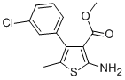 2-AMINO-4-(3-CHLOROPHENYL)-5-METHYL-THIOPHENE-3-CARBOXYLIC ACID METHYL ESTER CAS#: 350989-61-6