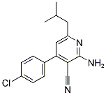 2-AMINO-4-(4-CHLOROPHENYL)-6-ISOBUTYLNICOTINONITRILE CAS#: 331828-45-6