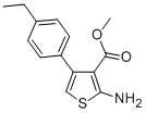 2-AMINO-4-(4-ETHYLPHENYL)THIOPHENE-3-CARBOXYLIC ACID METHYL ESTER CAS#: 350989-89-8