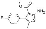 2-AMINO-4-(4-FLUORO-PHENYL)-5-METHYL-THIOPHENE-3-CARBOXYLIC ACID METHYL ESTER CAS#: 350992-29-9