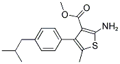 2-AMINO-4-(4-ISOBUTYL-PHENYL)-5-METHYL-THIOPHENE-3-CARBOXYLIC ACID METHYL ESTER CAS#: 350992-12-0