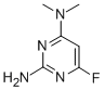 2-AMINO-4-DIMETHYLAMINO-6-FLUOROPYRIMIDINE CAS#: 165258-70-8