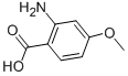 2-AMINO-4-METHOXY-BENZOIC ACID CAS#: 4294-95-5