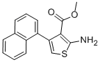 2-AMINO-4-NAPHTHALEN-1-YL-THIOPHENE-3-CARBOXYLIC ACID METHYL ESTER CAS#: 350997-17-0