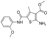 2-AMINO-5-(2-METHOXY-PHENYLCARBAMOYL)-4-METHYL-THIOPHENE-3-CARBOXYLIC ACID METHYL ESTER CAS#: 350989-51-4