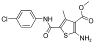 2-AMINO-5-(4-CHLORO-PHENYLCARBAMOYL)-4-METHYL-THIOPHENE-3-CARBOXYLIC ACID METHYL ESTER CAS#: 350989-63-8