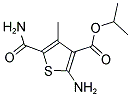 2-AMINO-5-CARBAMOYL-4-METHYL-THIOPHENE-3-CARBOXYLIC ACID ISOPROPYL ESTER CAS#: 350988-33-9