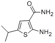 2-AMINO-5-ISOPROPYLTHIOPHENE-3-CARBOXAMIDE CAS#: 343272-23-1