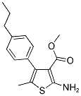 2-AMINO-5-METHYL-4-(4-PROPYL-PHENYL)-THIOPHENE-3-CARBOXYLIC ACID METHYL ESTER CAS#: 350990-02-2