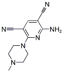 2-AMINO-6-(4-METHYLPIPERAZINO)-3,5-PYRIDINEDICARBONITRILE CAS#: 154124-65-9