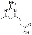 (2-AMINO-6-METHYL-PYRIMIDIN-4-YLSULFANYL)-ACETIC ACID CAS#: 330182-14-4