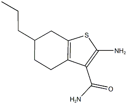 2-AMINO-6-PROPYL-4,5,6,7-TETRAHYDRO-1-BENZOTHIOPHENE-3-CARBOXAMIDE CAS#: 350996-93-9