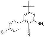 2-AMINO-6-(TERT-BUTYL)-4-(4-CHLOROPHENYL)NICOTINONITRILE CAS#: 338793-76-3