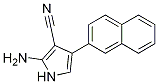 2-AMino-4-(naphthalen-2-yl)-1H-pyrrole-3-carbonitrile CAS#: 338400-97-8
