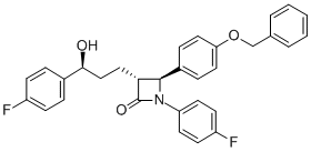 2-AZETIDINONE, 1-(4-FLUOROPHENYL)-3-[(3S)-3-(4-FLUOROPHENYL)-3-HYDROXYPROPYL]-4-[4-(PHENYLMETHOXY)PHENYL]-, (3R,4S)- CAS#: 163222-32-0