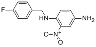 2-Amino-5-[(4-fluorobenzyl)amino]-1-nitrobenzene CAS#: 150812-21-8