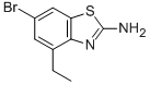 2-BENZOTHIAZOLAMINE, 6-BROMO-4-ETHYL- CAS#: 383131-52-0