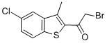 2-BROMO-1-(5-CHLORO-3-METHYLBENZO[B]THIOPHEN-2-YL)ETHAN-1-ONE CAS#: 175203-97-1