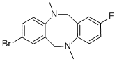 2-BROMO-8-FLUORO-5,11-DIMETHYL-5,6,11,12-TETRAHYDRO-DIBENZO[B,F][1,5]DIAZOCINE CAS#: 354133-24-7