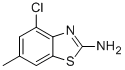 2-Benzothiazolamine,4-chloro-6-methyl-(9CI) CAS#: 383131-41-7