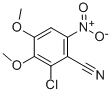 2-CHLORO-3,4-DIMETHOXY-6-NITROBENZONITRILE CAS#: 175136-28-4