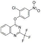 2-CHLORO-4-NITROPHENYL 2-(TRIFLUOROMETHYL)-4-QUINAZOLINYL ETHER CAS#: 337924-99-9
