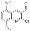 2-CHLORO-5,8-DIMETHOXY-QUINOLINE-3-CARBALDEHYDE CAS#: 154343-51-8