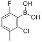2-CHLORO-6-FLUORO-3-METHYLPHENYLBORONIC& CAS#: 352535-85-4