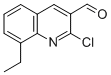 2-CHLORO-8-ETHYL-QUINOLINE-3-CARBALDEHYDE CAS#: 335196-05-9