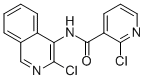 2-CHLORO-N-(3-CHLORO-4-ISOQUINOLINYL)-3-PYRIDINECARBOXAMIDE CAS#: 342899-39-2