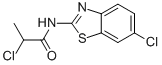2-CHLORO-N-(6-CHLORO-2-BENZOTHIAZOLYL)-PROPANAMIDE CAS#: 42277-49-6