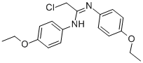 2-CHLORO-N,N''-BIS-(4-ETHOXY-PHENYL)-ACETAMIDINE CAS#: 40403-45-0