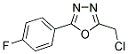 2-(CHLOROMETHYL)-5-(4-FLUOROPHENYL)-1,3,4-OXADIAZOLE CAS#: 350672-14-9
