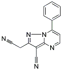 2-(CYANOMETHYL)-7-PHENYLPYRAZOLO[1,5-A]PYRIMIDINE-3-CARBONITRILE CAS#: 338394-58-4