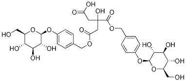 [2-(Carboxymethyl)-2-hydroxy-1,4-dioxo-1,4-butanediyl]bis(oxymethylene-4,1-phenylene) bis-beta-D-glucopyranoside CAS#: 174972-79-3