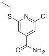 2-Chloro-6-(ethylthio)-4-pyridinecarboxamide CAS#: 313269-83-9